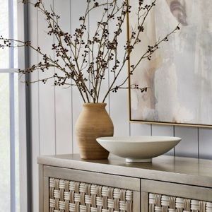 ⭐️ Studio McGee Threshold Cream Ceramic Speckled Bowl